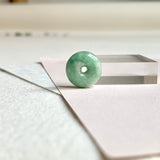 SOLD OUT: A-Grade Natural Green Jadeite Bagel Piece No. 172484