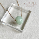 A-Grade Natural Light Green Jadeite Barrel No. 172495