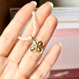 Icy A-Grade Jadeite Lilac Flower Emblem Pendant (Big Pearl Necklace) No. 172175