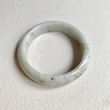 58.3mm A-Grade Natural White Modern Round Bangle No. 600162