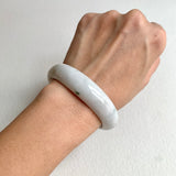 55.3mm A-Grade Natural Floral Modern Round Bangle No. 600172