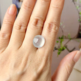 9.12cts Highly Icy A-Grade Natural Jadeite Oval Cabochon No.130345