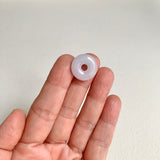 A-Grade Natural Lavender Green Jadeite Bagel Piece No. 172486