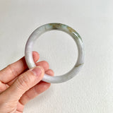 58.6mm A-Grade Natural Lavender Green Modern Round Bangle No. 600163