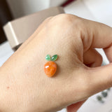 SOLD OUT: A-Grade Jadeite Carrot Charm No.172189