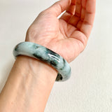 58.8mm A-Grade Natural Floral Modern Round Bangle No. 600174