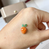 SOLD OUT: A-Grade Jadeite Carrot Charm No.172189