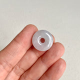 A-Grade Natural Lavender Jadeite Bagel Piece No. 172485