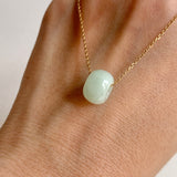 A-Grade Natural Light Green Jadeite Barrel  No. 172496