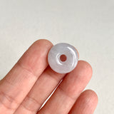 A-Grade Natural Lavender Jadeite Bagel Piece No. 172485