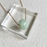 A-Grade Natural Light Green Jadeite Barrel No. 172495