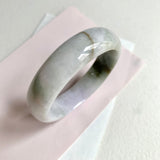 58.6mm A-Grade Natural Lavender Green Modern Round Bangle No. 600163