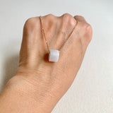 A-Grade Natural Lavender Jadeite Barrel No. 172489
