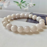 10.3mm A-Grade Natural Lavender Yellow Jadeite Beaded Bracelet No. 190530