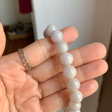 10.3mm A-Grade Natural Lavender Yellow Jadeite Beaded Bracelet No. 190530