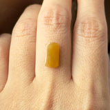 2.12 cts A-Grade Natural Yellow Jadeite Saddle No.130502