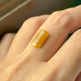 2.12 cts A-Grade Natural Yellow Jadeite Saddle No.130502