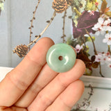 A-Grade Natural Green Jadeite Donut No.171685