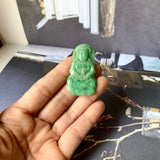 A-Grade Natural Imperial Green Jadeite Goddess of Mercy Pendant No.170801