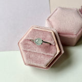 0.92 cts Icy A-Grade Natural Light Blue Jadeite Cabochon No.130392