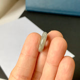 A-Grade Natural Dark Grey Jadeite Donut No.172500