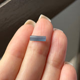 0.86 cts Icy A-Grade Natural Blue Jadeite Elliptical Arch No.130504