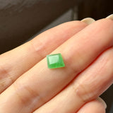1.11 cts Icy A-Grade Moss On Snow Jadeite Rhombus No.130506