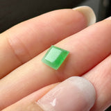 1.11 cts Icy A-Grade Moss On Snow Jadeite Rhombus No.130506