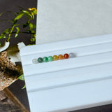A-Grade Natural Rainbow Jadeite Beads Set No.173013