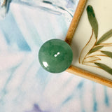 A-Grade Natural Bluish Green Jadeite Donut No.172507