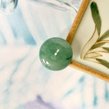 A-Grade Natural Bluish Green Jadeite Donut No.172507