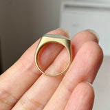 16.2 mm Icy A-Grade Natural Light Green Jadeite Saddle Loaf Ring No.162659