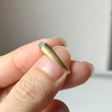 16.2 mm Icy A-Grade Natural Light Green Jadeite Saddle Loaf Ring No.162659