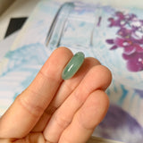 A-Grade Natural Bluish Green Jadeite Donut No.172507