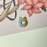 Icy A-Grade Natural Tri-Colour Jadeite Little Kitten Pendant No.172688