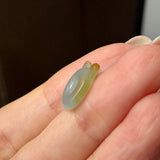 Icy A-Grade Natural Tri-Colour Jadeite Little Kitten Pendant No.172688
