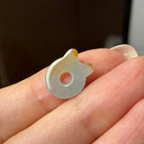 Icy A-Grade Natural Tri-Colour Jadeite Little Kitten Pendant No.172688