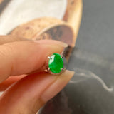 Custom Jade Ring (Foliage Crown) No.130086