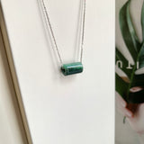 SOLD OUT: A-Grade Natural Bluish Green Jadeite Barrel No. 172529
