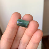 SOLD OUT: A-Grade Natural Bluish Green Jadeite Barrel No. 172529
