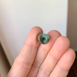 SOLD OUT: A-Grade Natural Bluish Green Jadeite Barrel No. 172529