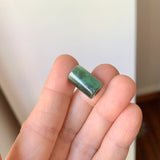 SOLD OUT: A-Grade Natural Bluish Green Jadeite Barrel No. 172529