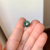 SOLD OUT: A-Grade Natural Bluish Green Jadeite Barrel No. 172529