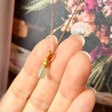 Icy A-Grade Jadeite Ballerina Pendant No.171126