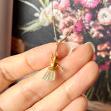 Icy A-Grade Jadeite Ballerina Pendant No.171126