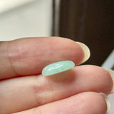 4.73 cts A-Grade Natural Moss On Snow Jadeite Oval Cabochon No.130536