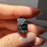 A-Grade Natural Black Jadeite Ancient Lion Pendant No.172707