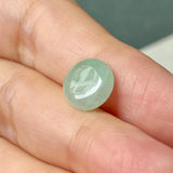 4.75 cts A-Grade Natural Moss On Snow Jadeite Oval Cabochon No.130535