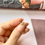 SOLD OUT: 15.8mm A-Grade Natural Jadeite Dainty Bead Ring (Fancy Shaped) No.162401