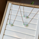 A-Grade Natural Jadeite Trinity Barrels No.172712